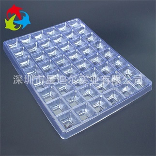 透明电子零件吸塑托盘
